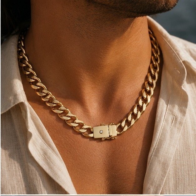 Corrente em Ouro Amarelo 18k com Diamante II