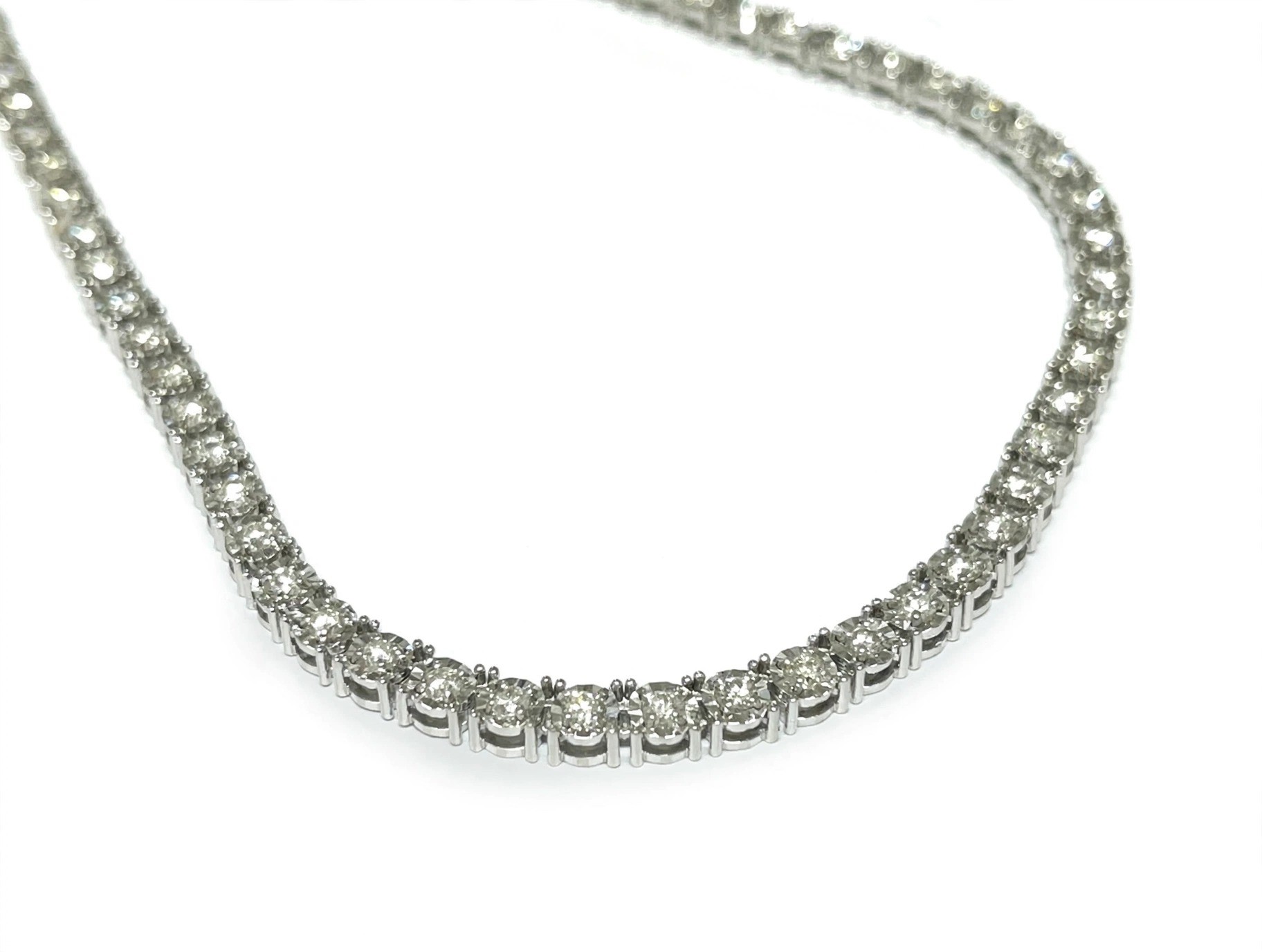 Colar Riviera em Ouro 18k