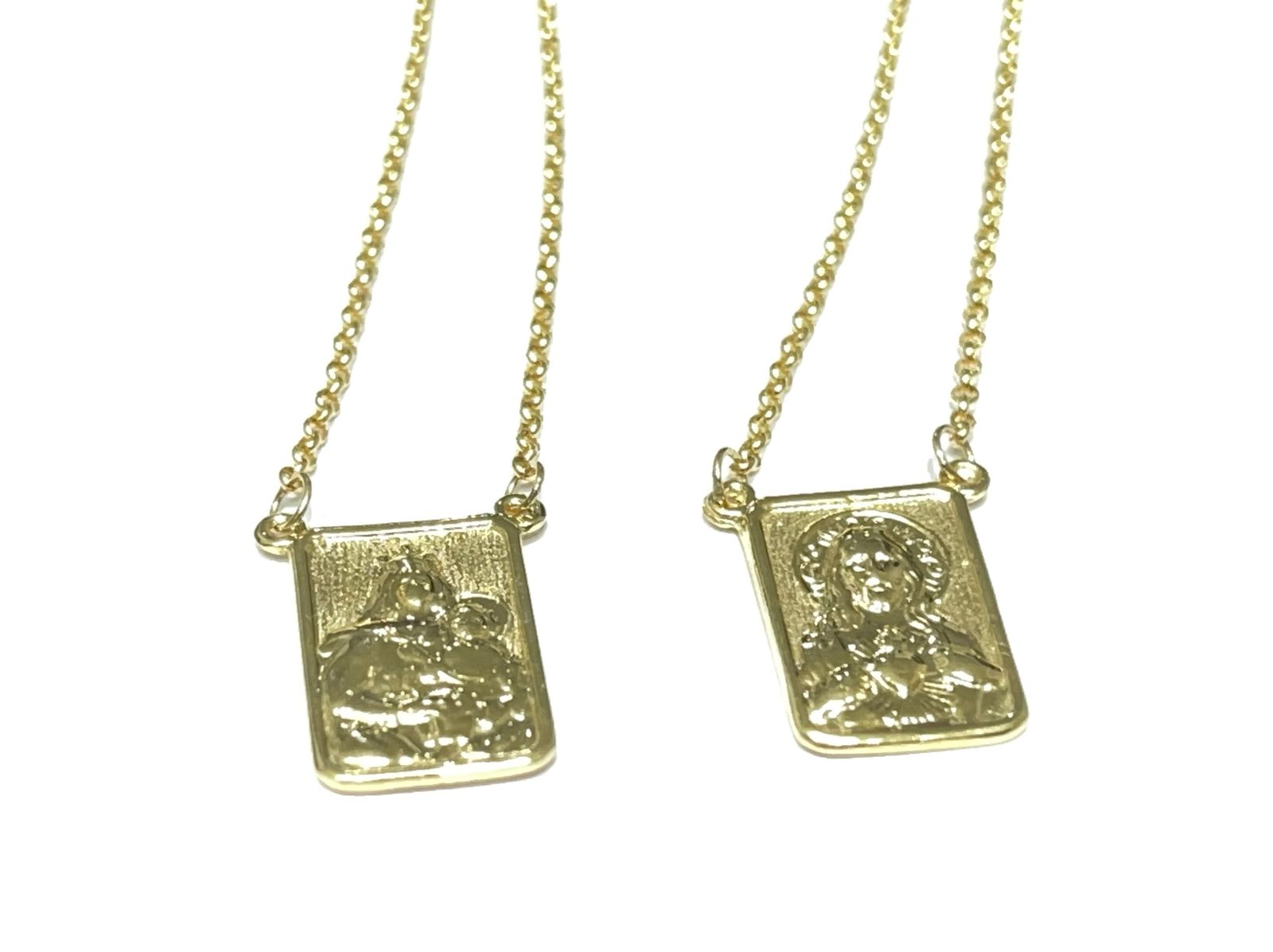 Escapulário em Ouro Amarelo 18k III