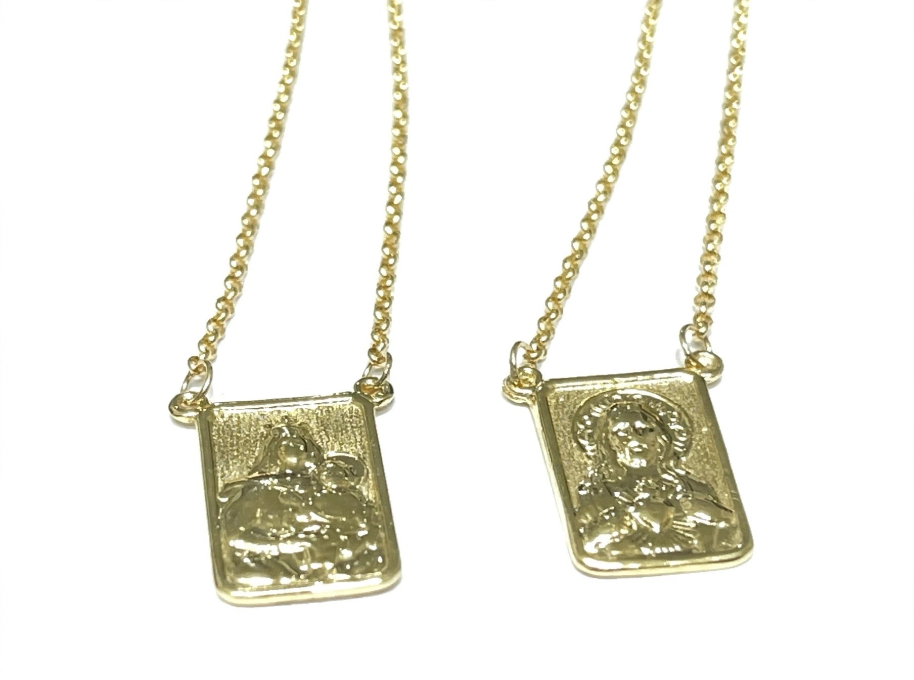 Escapulário em Ouro Amarelo 18k III